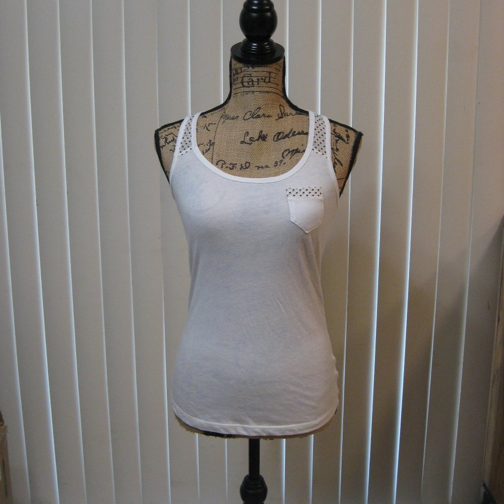EUC Weavers white tank top cami XS extra small
